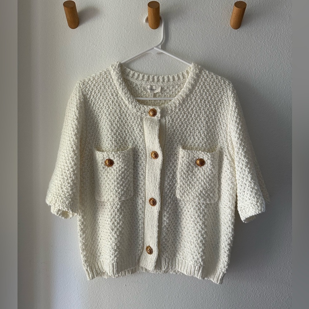 COPY - Bohme White Knit Top